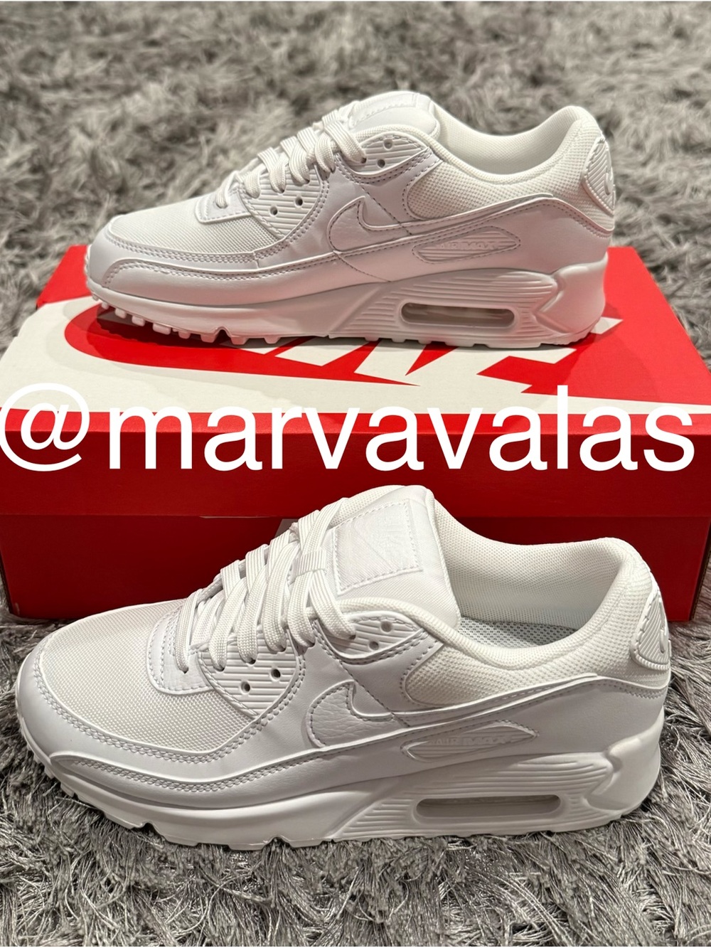 Nike Air Max 90 Triple White. Womens 7.5